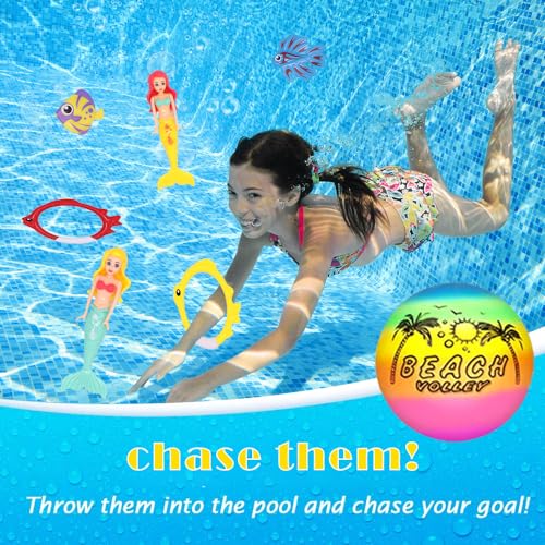 Pool Games Amazon Swimming Pool Toys JOINBO 18 Pcs Diving Pool