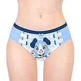 Littleforbig Women's Ladies Soft Silky Underwear Comfortable Hipster Briefs Babydoll Little Blue 'Oopsie' Potty Pants