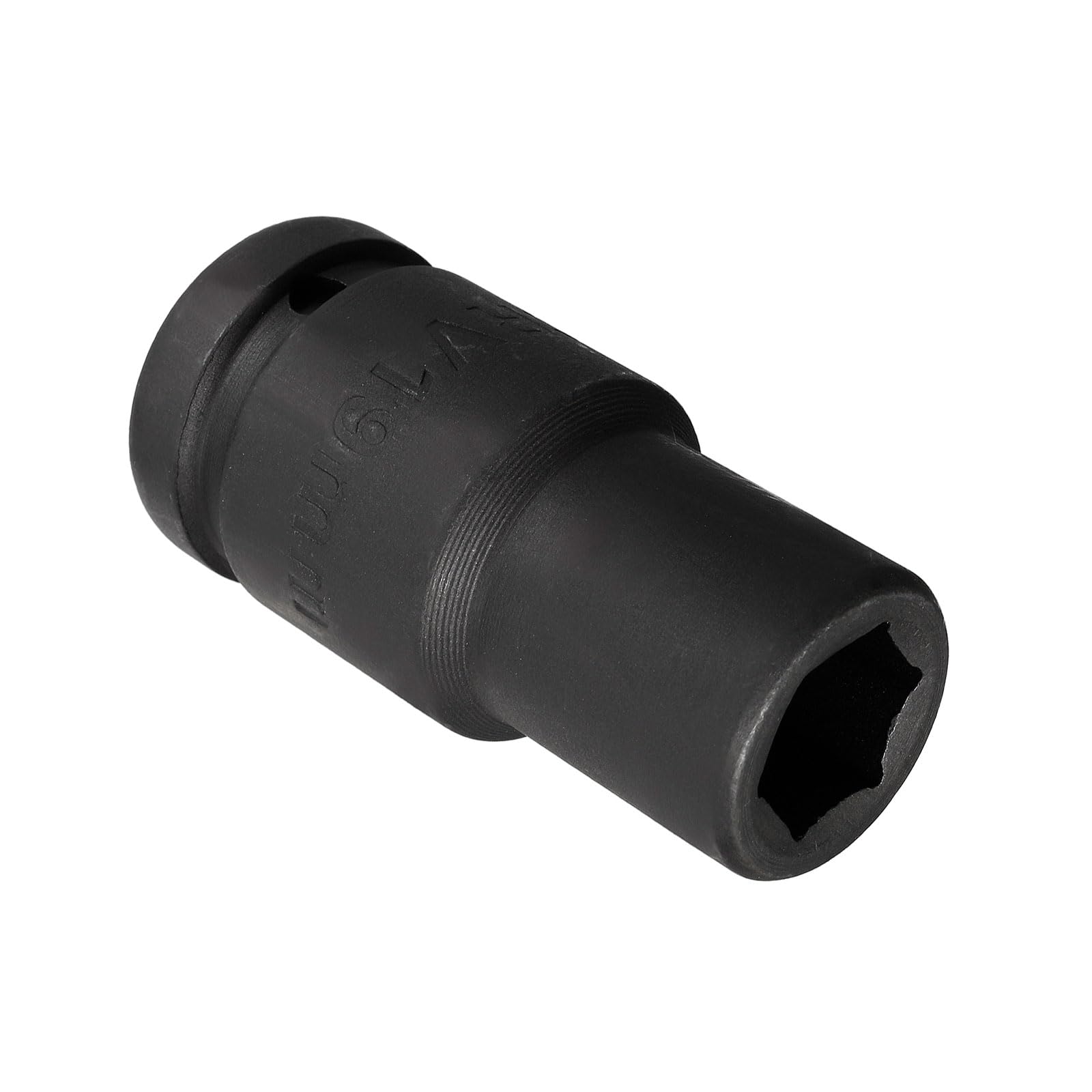 CoCud Deep Impact Socket, 3/4" Drive 19mm Socket 78mm Length, Cr-V 6 Point Black - (Applications: for DIY Hand Making)