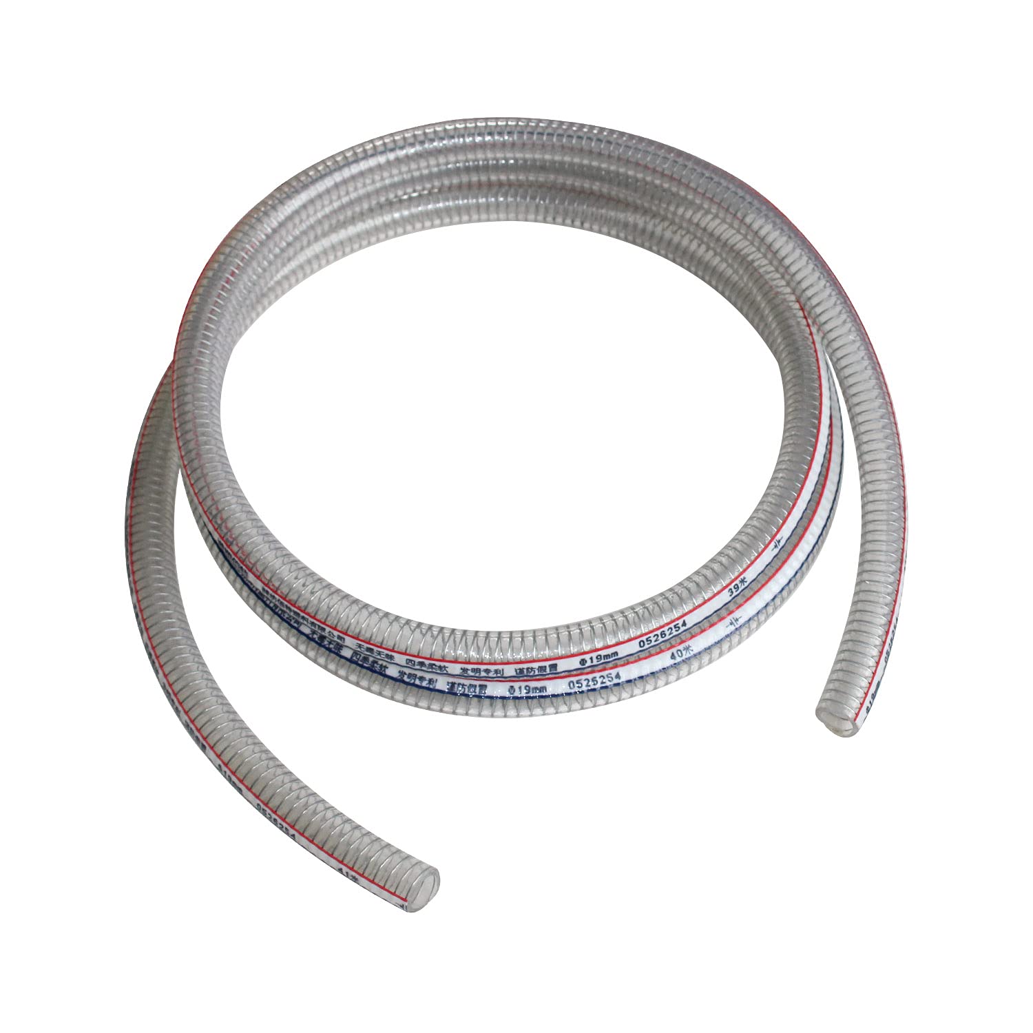 Water Suction Hose 4m 7m Wire Reinforced Garden Hose Pipe Spiral Gasoline Pump Hose Steel Wire for Diesel Gun Fuel Pump