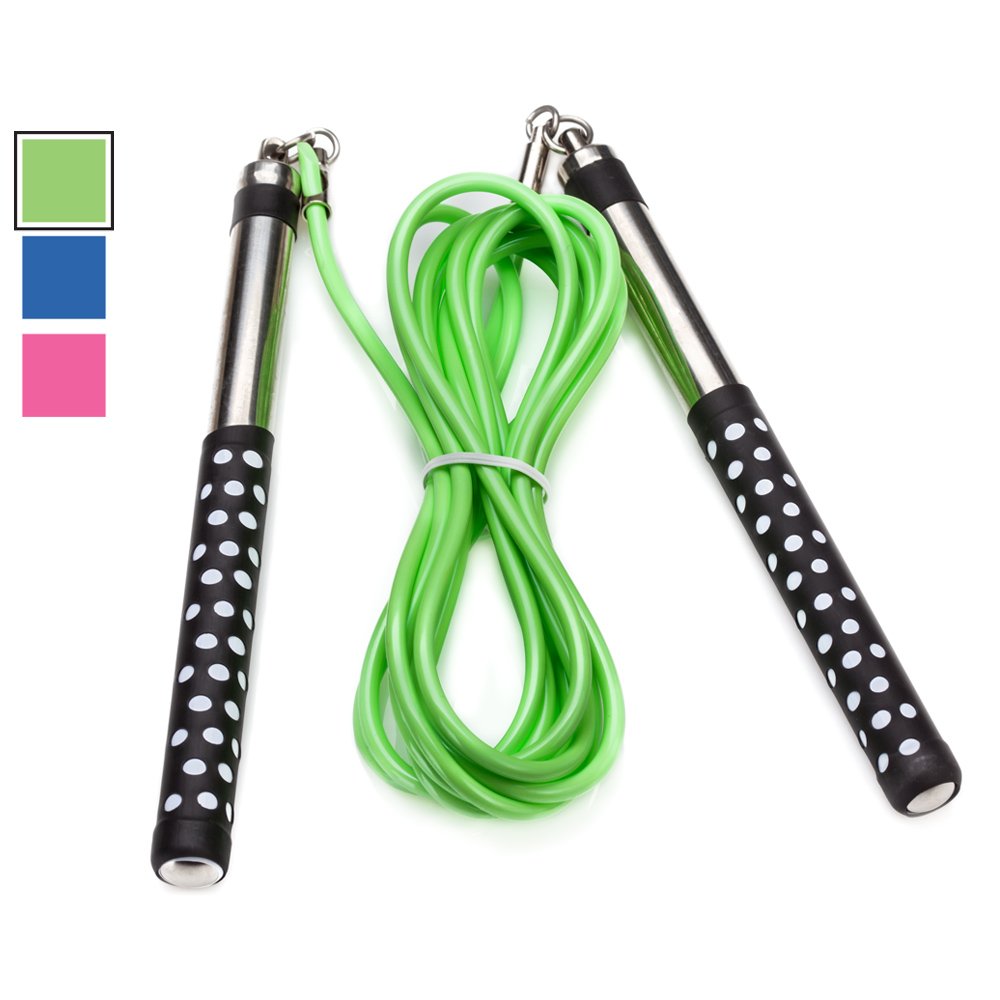Dyna Pro Jump Rope Aluminum Handles 10' Adjustable Cable Colors, Home