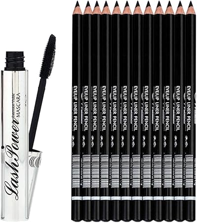 Amazon マスカラ アイライナー ロング カーリング メイク ブラック アイペンシル 長持ち 高品質 メイクアップ コスメセット プレゼント Kozeey マスカラ 通販