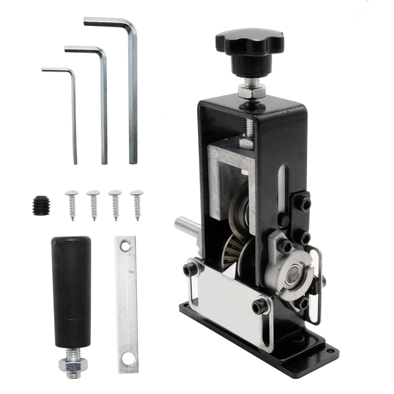 Photo 1 of SYOWADA Black Wire Stripper Machine, Drill Powered and Hand-Cranked Wire Stripping Tools, for 0.04" - 0.8" Scrap Copper Wire