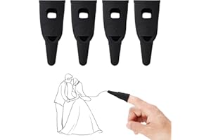 4pcs Silicone Finger Stylus Pen for Touchscreen, 2.13x0.87in High Sensitivity & Precision Stylists Pens for iPad/iPhone/Andro