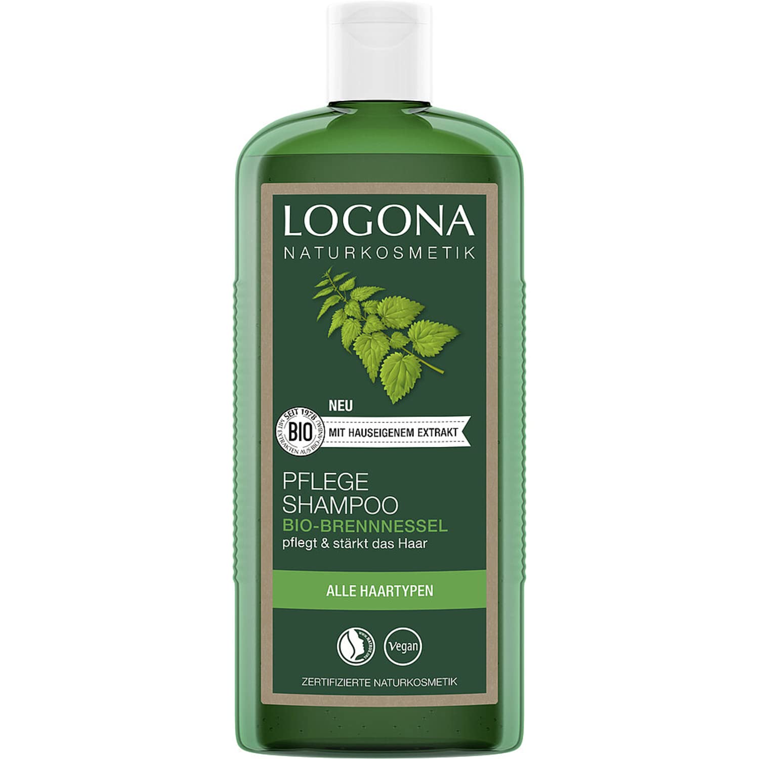 Logona Natural Cosmetics Care Shampoo, Organic Nettle