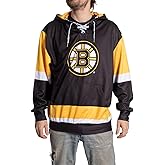 Calhoun NHL Men’s Lace-Up Hoodie – Officially Licensed Team Sweatshirt – Relaxed Fit, Premium Hockey Fan Gear