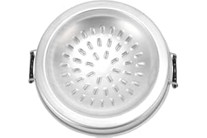 Aramox Thai BBQ Grill Pan, Aluminum Hot Pot and Grill Combo with Super Thick Structure for Even Heat Distribution Dual Functi