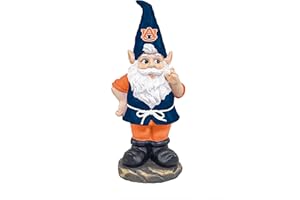 Hanna's Handiworks Auburn University Tigers Gnome Statue - Indoor/Outdoor Resin Figurine Decor for Desk, Garden, Porch - Ideal Gift for Graduation/Birthday/Alumni - Rep Your Team with Fan Merch