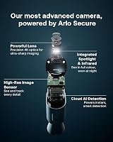 Arlo Ultra 2 Security Camera Outdoor 4K Add-on Wireless CCTV 6-Month Battery view 3