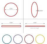 ZZLBZN 25Pcs Large Elastic Rubber Bands 180mm Sturdy Thick Colored view 2