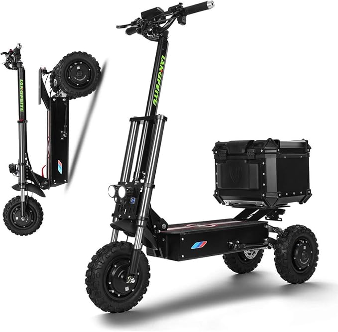 ZHBMT Portable Electric Scooters Adult Foldable,250 Kg Max Load with