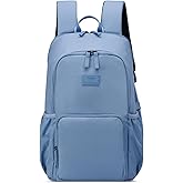 florence by mills Fresh Start Laptop Travel Backpack, Zinc Blue