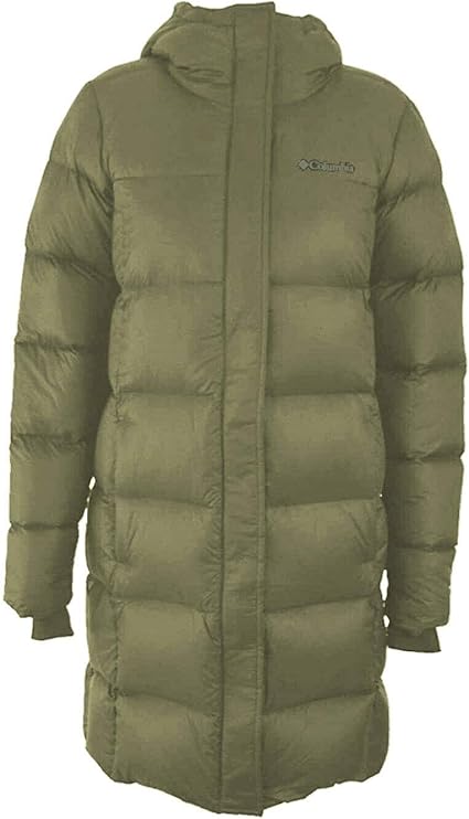 Amazon Columbia レディース Woodlyn Meadows ロングフード付きパーカーダウンジャケット オリーブ Us サイズ Large カラー グリーン コート ジャケット 通販