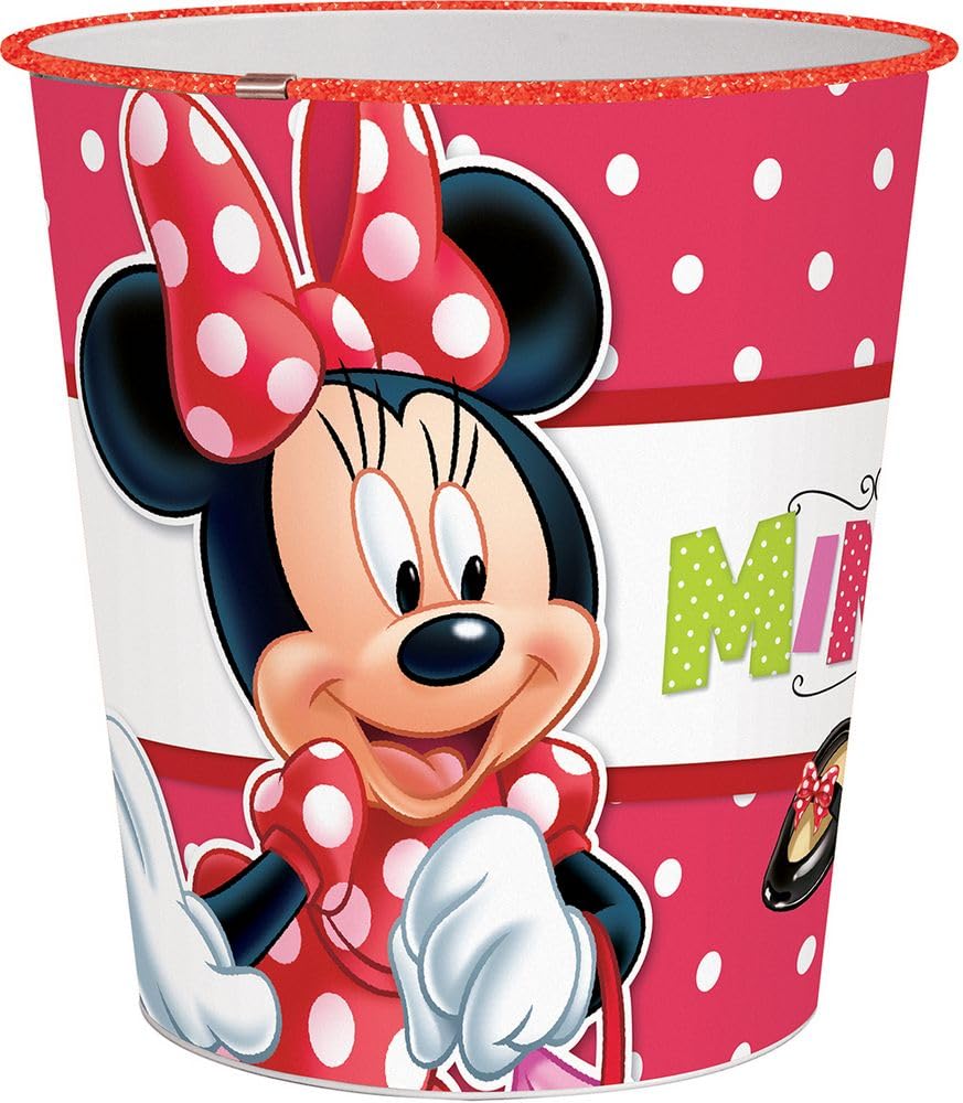 Joy Toy 72288 Disney Minnie Plastic Garbage Can