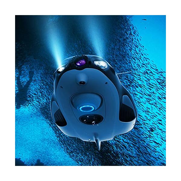 XIAOKEKE Unterwasserdrohne, Doppelgelenk 4K Kamera Wasseroberfläche Drohne Fernsteuerung Mobile Sonar Fisch Finding… – Bild 3
