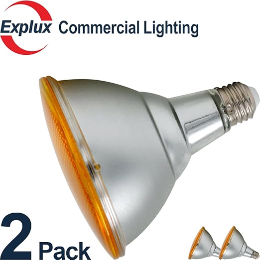 Lamps Lighting Ceiling Fans Light Bulbs 2 Pack Solray A19 Amber