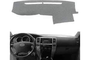 YIZ Dashboard Cover Dash Cover Mat Pad Carpet Custom Fit for Toyota 4Runner 2003 2004 2005 2006 2007 2008 2009 Without Dash Speaker (Dark Gray) Y17
