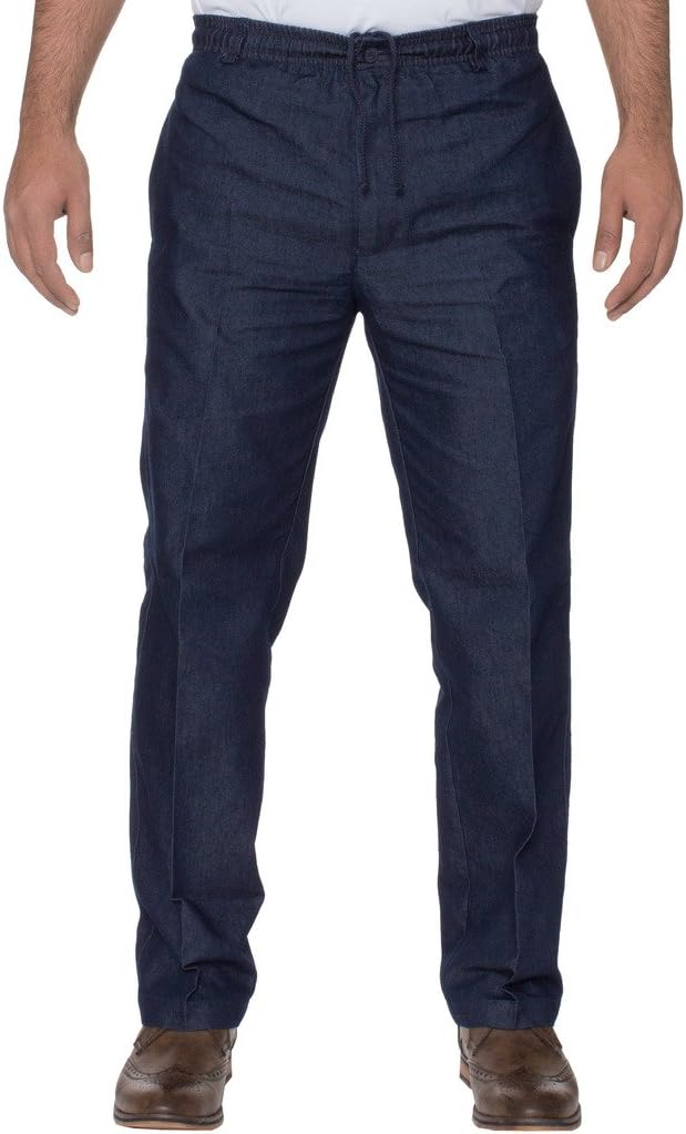 CarabouMens Smart Rugby Trousers With Elasticated Waist (Available in 6 colours) Sizes: 32-60