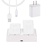 HOLACA Charging Station Compatible with Arlo Pro Arlo Pro 2 Arlo Go Arlo Security Light, Dual Charger Compatible for Arlo PRO Arlo Pro 2 Arlo GO Arlo Security Light Wire-Free HD Security Camera