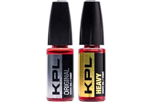 KNIFE PIVOT LUBE Heavy + Original Combo Pack Knife Oil for Blades, Pocket Knife Lubricant, Knife Honing Oil for Cleaning Knives, Knife Oil Lubricant for Blade Care, Precision Knife Oiler Bottles 10ml