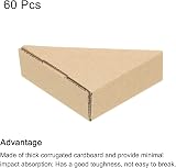Sourcing Map Adjustable Cardboard Corner Protector 7x7x2.5cm Pack of 60 view 3
