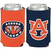 WinCraft NCAA Auburn University Tigers 1 Pack 12 oz. 2-Sided Can Cooler