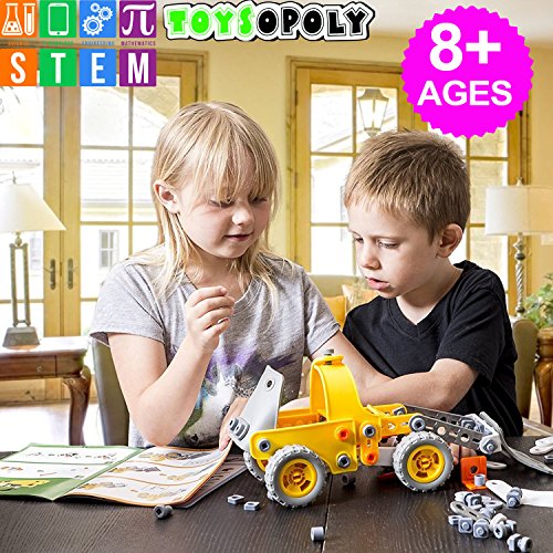 ToysOpoly STEM Toys Kit 5-in-1 Build and Play Set, Educational Engineering DIY Building Blocks for Ages 8, 9, 10, 11, 12 Year Old Boys & Girls, 148 Pieces - Thumbnail 7