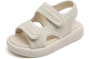 Kids Boys Girls Summer Beach Sandals Open-Toe Athletic Sports Outdoor Shoes Soft Rubber Sole Sandals Mesh Sneakers
