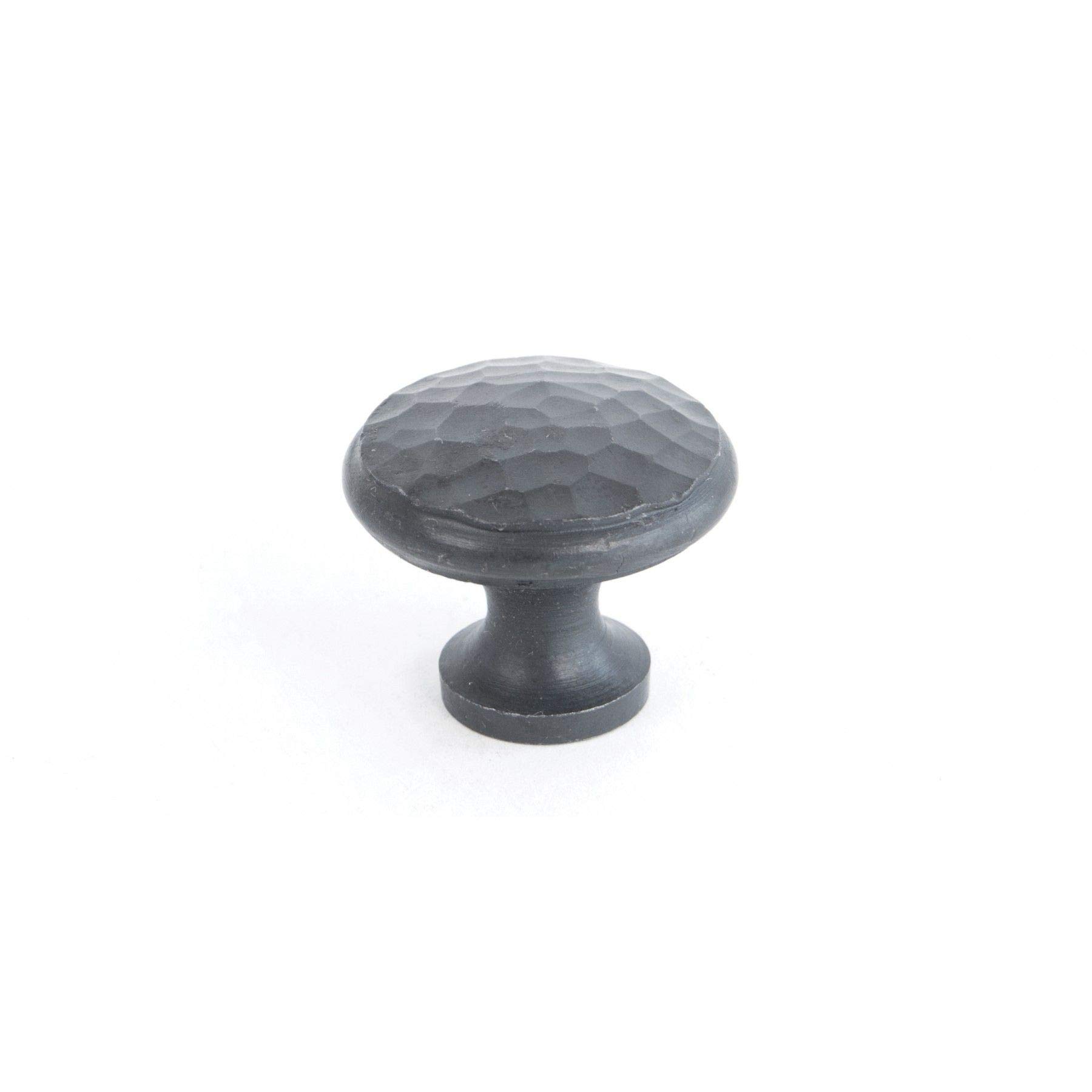 Handmade Beaten Cupboard Knob 1 1/4" - Beeswax