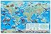 CoolOwlMaps World of the Dinosaurs Wall Map Poster - 36x24 Rolled Paper Kids Map