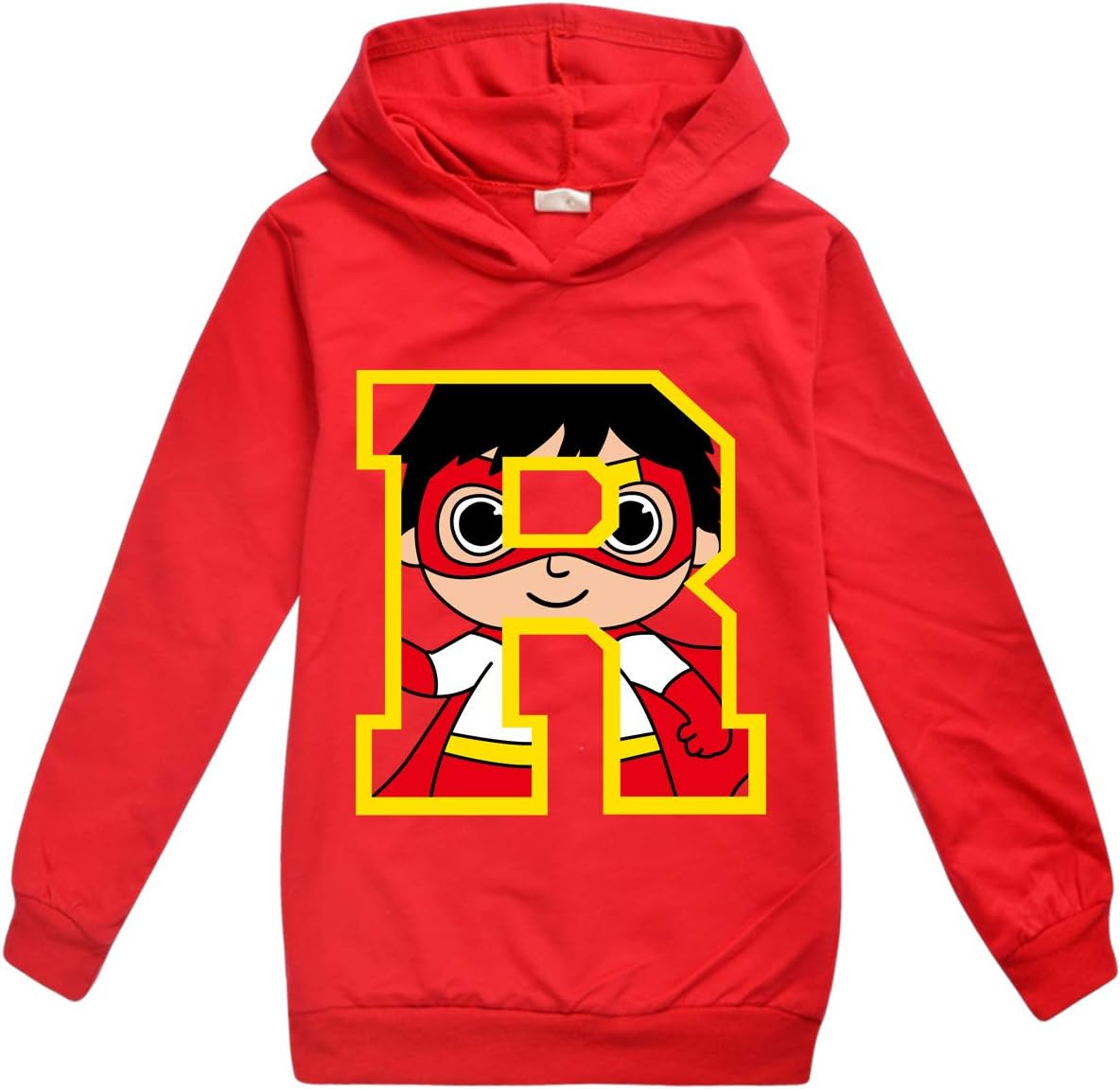 Boys & Girls Ryans Hoodie World Vlogger YouTube Toy Review Kids Captain Costumes