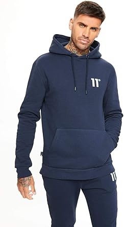 11 degrees navy hoodie