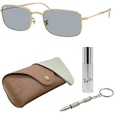 Ray-Ban RB3746 Rectangle Sunglasses with Official RAYBAN Eyewear Kit