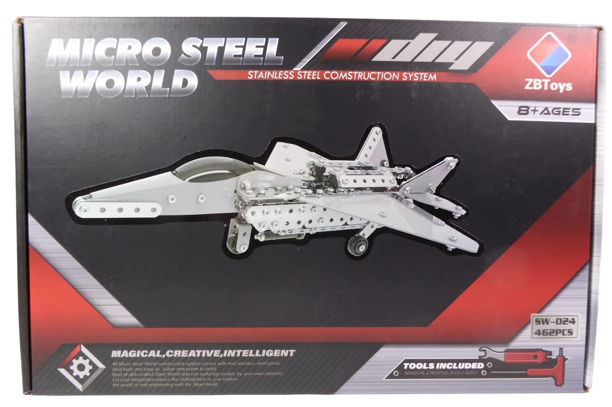 OPO 10 - Metal construction set, to assemble, reproduction of combat aircraft compatible with Grumman F-14 TOP GUN