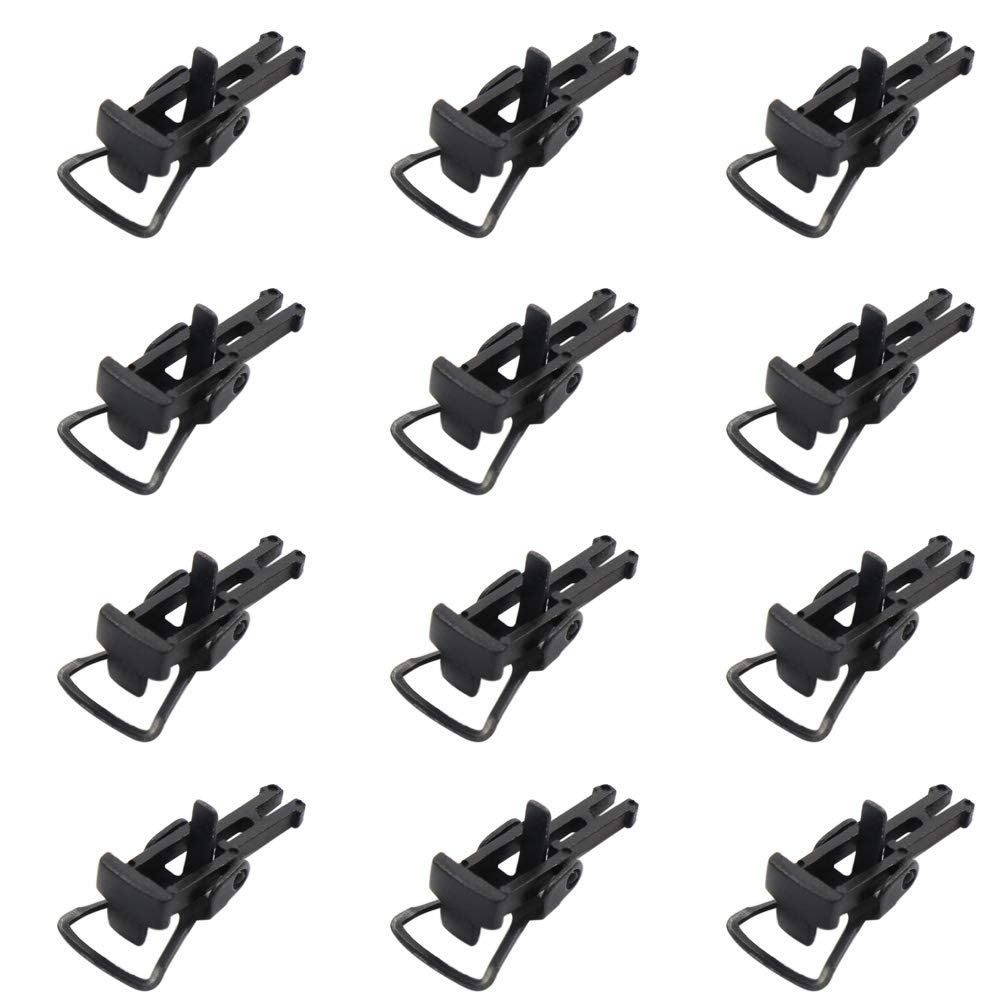 Evemodel 12PCS Couplers Model Train HO Scale Couplings Knuckle Spring DIY Hooks HP1087 & Couplings Accessory