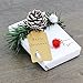 Supla 12 Pcs Artificial Wired Pine Garland Flexible Ties Christmas Greenery 12 inch Holiday Garland Vines Christmas Dollhouse Window Door decoration