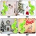 Christmas Balloons Tree Lime Green Balloon Garland Arch Kit Fruit Light Green Latex Balloons Star Foil Balloons for Birthday Jungle Tropical Summer Luau Hawaiian Christmas X-mas Day Decorations
