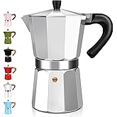 DITOSH 14 Cup Aluminum Espresso Stovetop Moka Pot Express Coffee Maker Percolator Italian Classic Mocha Coffee Machine for Italian and Cuban Cafe Brewing for Home &amp; Camping 700ml 23oz