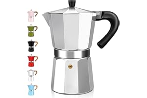 DITOSH 14 Cup Aluminum Espresso Stovetop Moka Pot Express Coffee Maker Percolator Italian Classic Mocha Coffee Machine for Italian and Cuban Cafe Brewing for Home & Camping 700ml 23oz