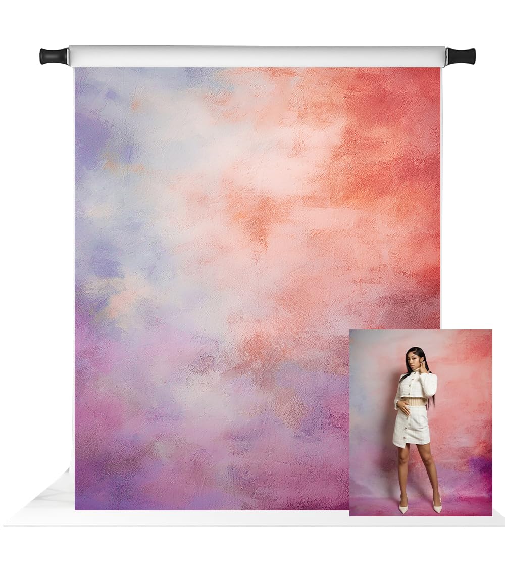 Photo 1 of Kate Abstract Colorful Photo Backdrop Rustic Backdrop Texture Art Portrait Photography Backgrounds Photo Studio Props Pictures, 7X5ft