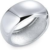 Fashion this season F&S Trendy Elegant Gold Bangles and Bracelets for Women, 2026 New Chunky Thick Wide Wrist Cuff, Textured Stackable Non-Tarnishing Bangle, Trendy Statement Cuff Bracelet Stack Fashion Jewelry Valentine's Day Gifts