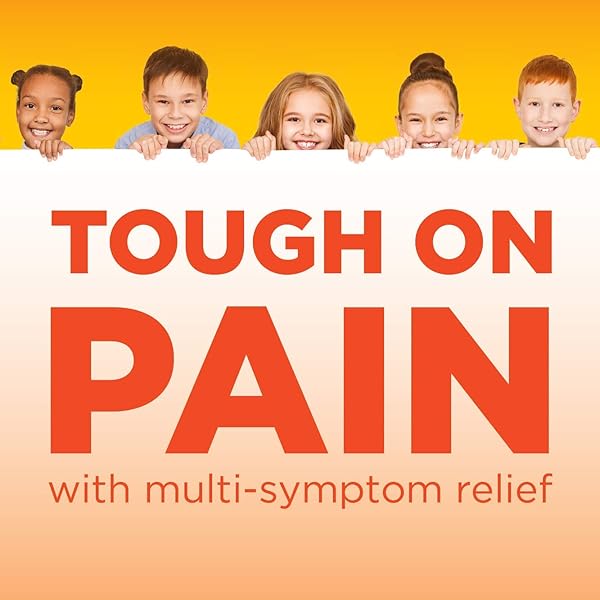 AMAZON BASIC CARE CHILDREN’S IBUPROFEN ORAL SUSPENSION, 100 MG PER 5 ML, PAIN RELIEVER AND FEVER REDUCER, BERRY FLAVOR, FOR SORE THROAT, HEADACHE RELIEF AND MORE, 8 FL OZ (PACK OF 1)