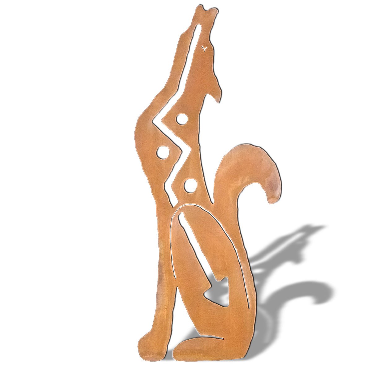 Sunland Artisans 18in Coyote Southwest Decor Rust Metal