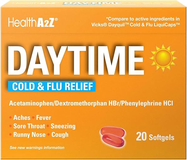 HEALTHA2Z® DAYTIME | COLD & FLU MEDICINE |...