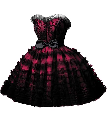 black dama dresses NDMAVOA Women's Lace Gothic Homecoming Dress Victorian's Prom Dresses Short A Line Black 2 : Clothing, Shoes & Jewelry It features a one Size:US Size 12 plus size add Audrey Hepburn black dress