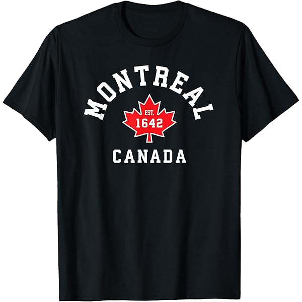Amazon.com: Montreal Shirt Quebec Canada Maple Leaf Canadian
