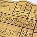 Totally Bamboo Manhattan City Life Bamboo Serving and Cutting Board