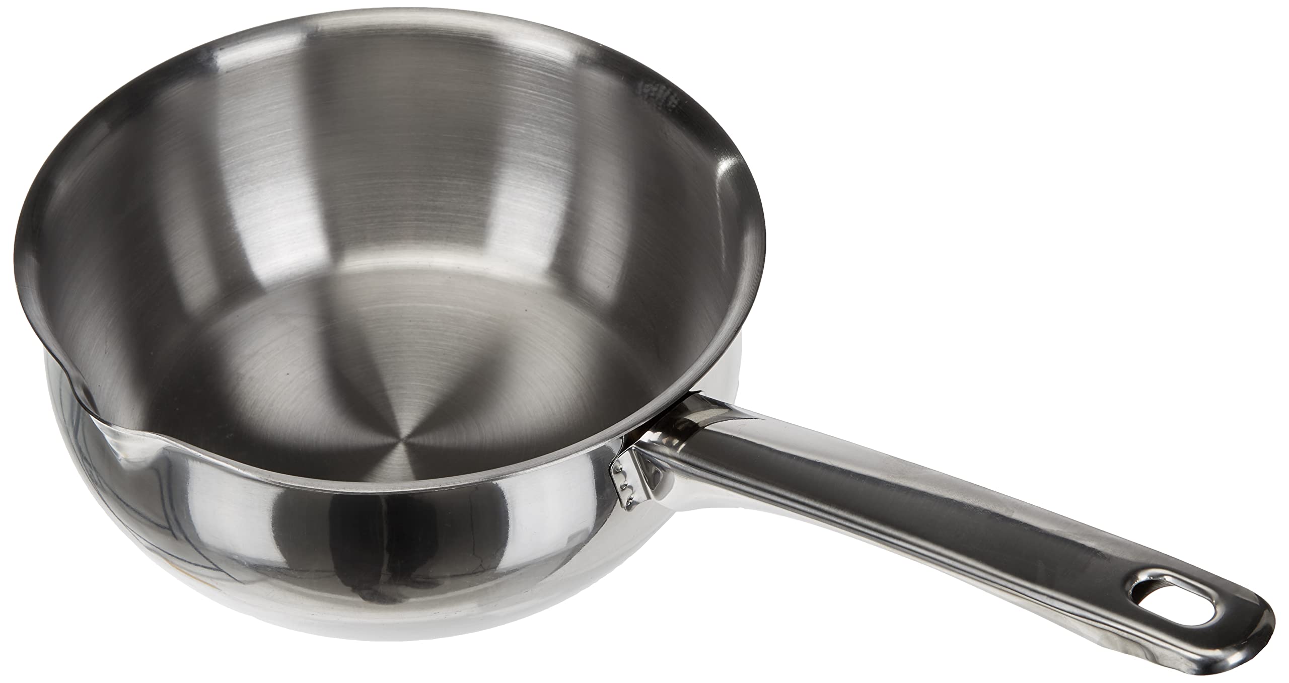 IBILI Prisma Curved Saucepan, 18 cm, Stainless Steel, Suitable for Induction Hobs