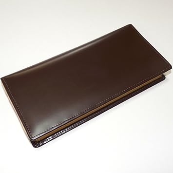 Amazon Co Jp メンズ 長財布 程よい厚みとしなやかさ かっこいい大人のコードバン長財布 United Homme 1128 誕生日プレゼント 人気ブランド ブラウン 文房具 オフィス用品