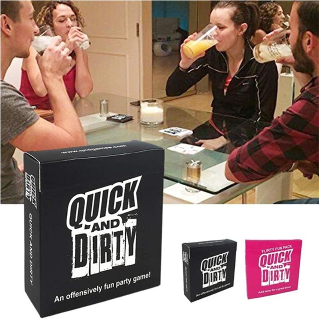 Fun Party Board Game Quick and Dirty Card Game Party Home Game Decoration